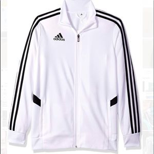 White Adidas jacket